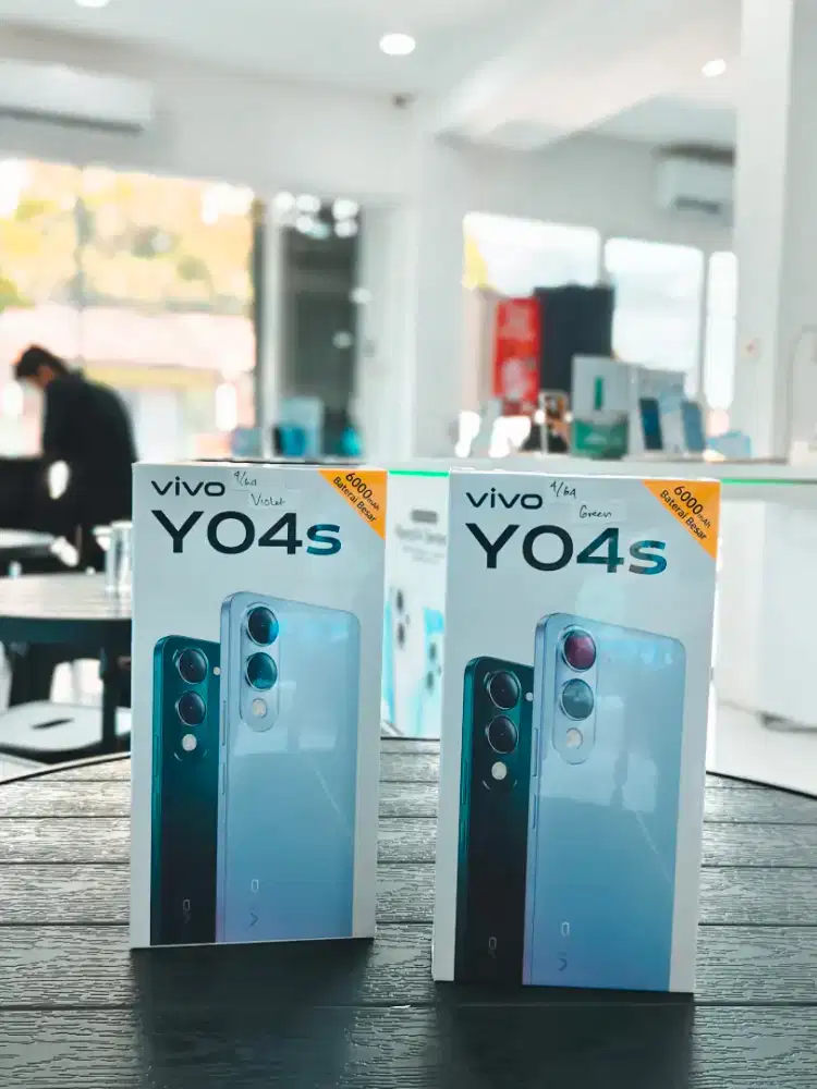VIVO Y04S RAM 8GB BATRAI 6000MAH SEGEL  !!