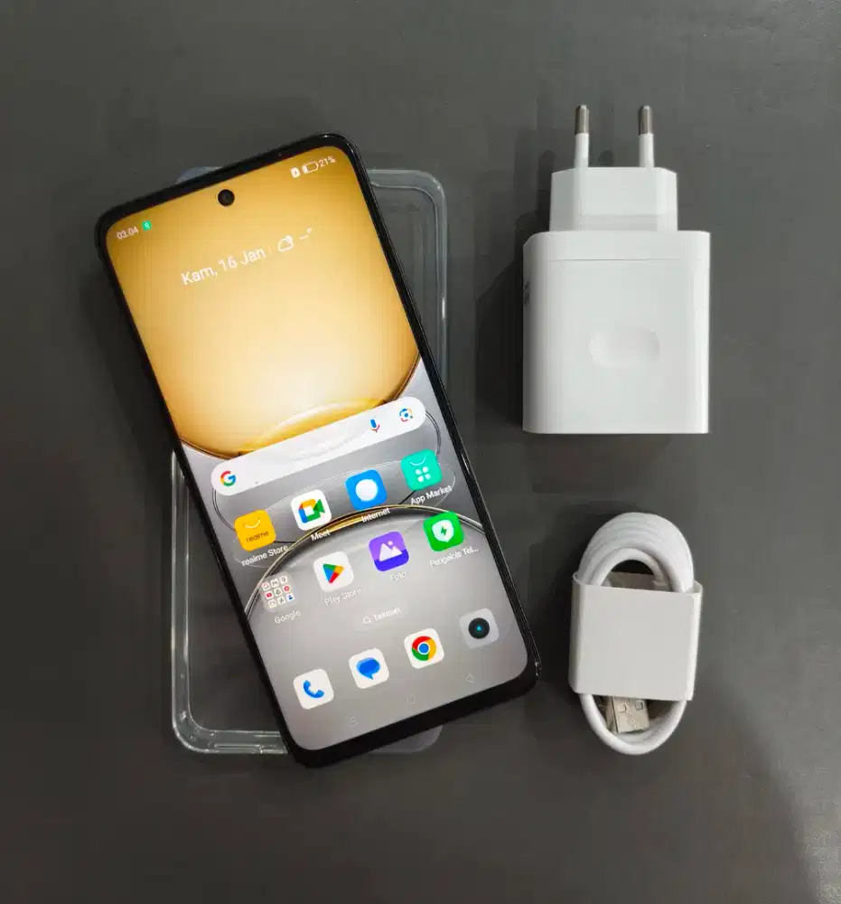 JUAL HP EX DEMO REALME C75 8/128 COKLAT