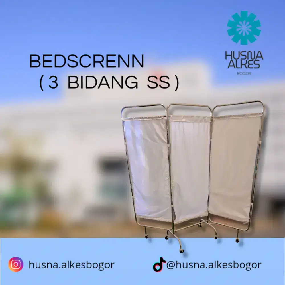 Bedscreen 3 Bidang Stainless