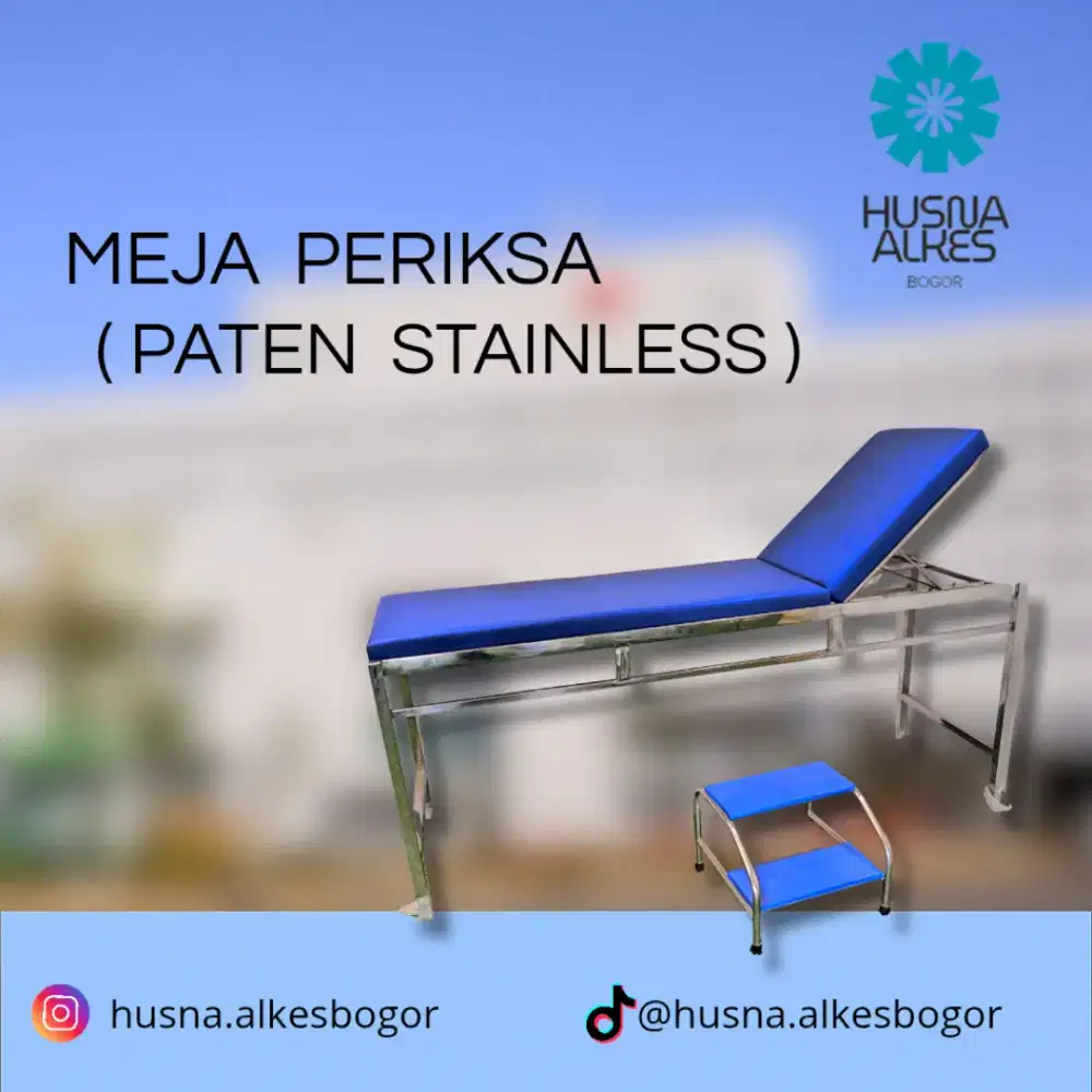 Meja Periksa Paten Stainless