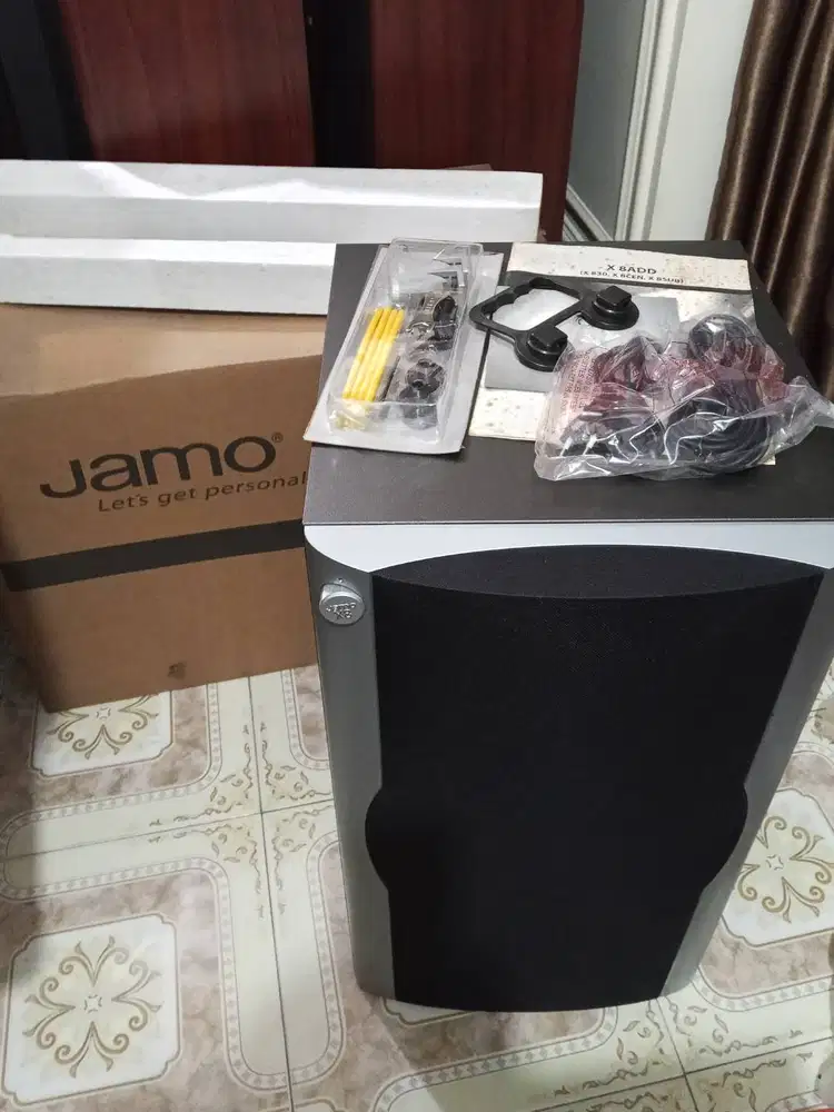 NOS lengkap Subwoofer JAMO X8 Denmark lengkap , istimewa