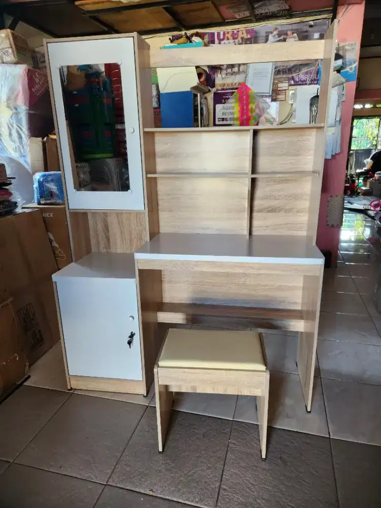 Meja belajar anak dewasa polos