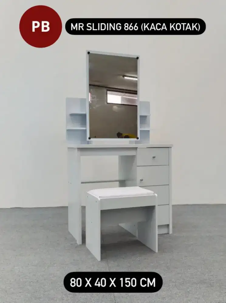 Meja rias sliding