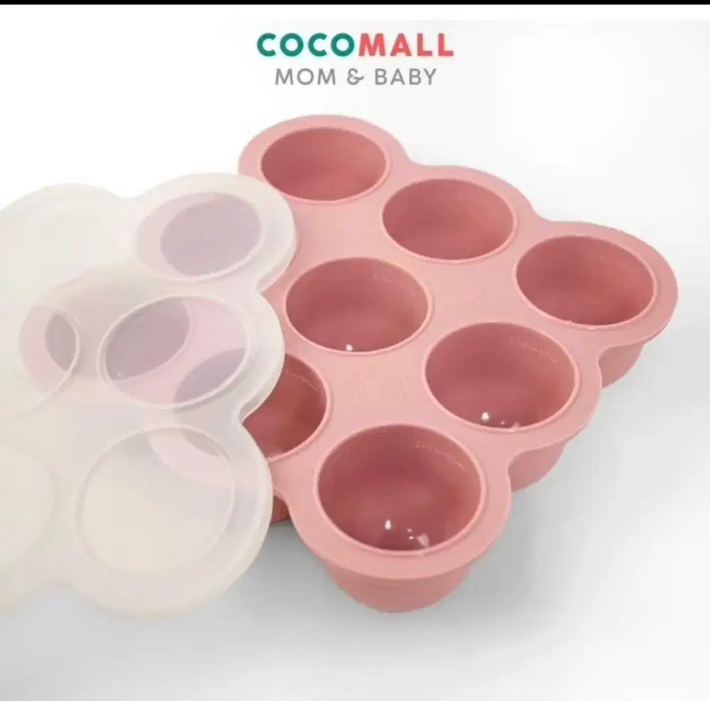 Silicone food tray cube - Tempat kaldu mpasi - Cetakan kaldu mpasi