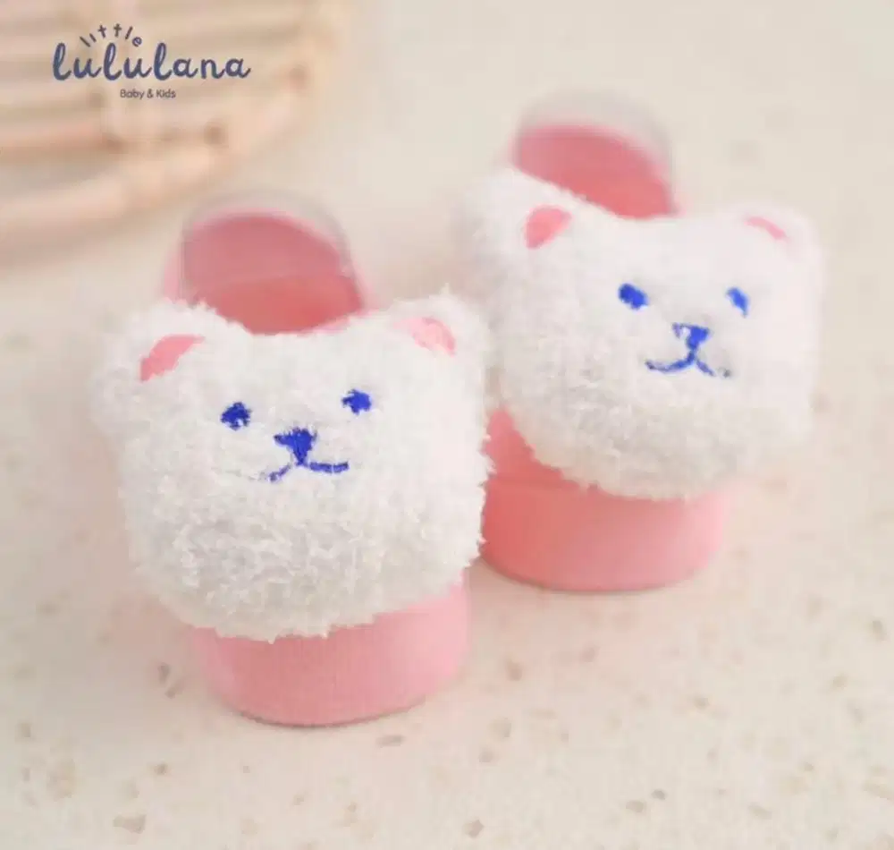 Newborn baby socks | kaos kaki bayi boneka lucu anti slip