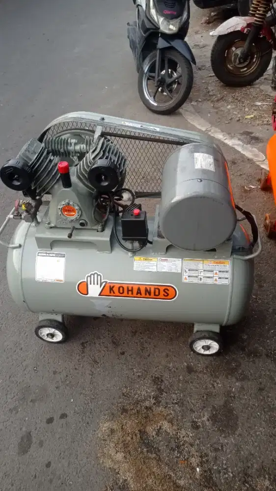 Compresor Angin KOHANDS 2 HP Dinamo 2HP Kondisi Second mulus