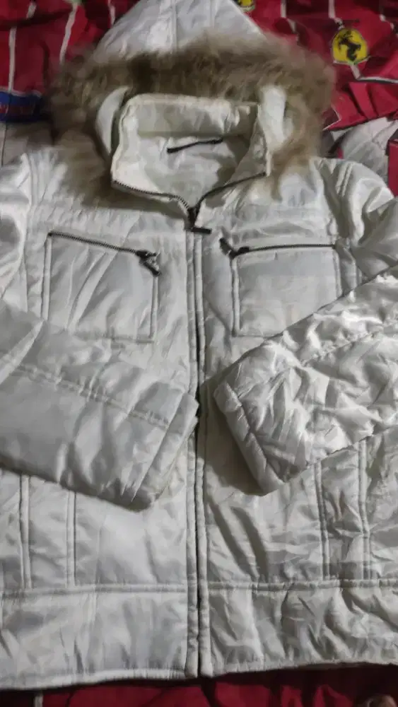 Jaket Bulang Gennaro Putih