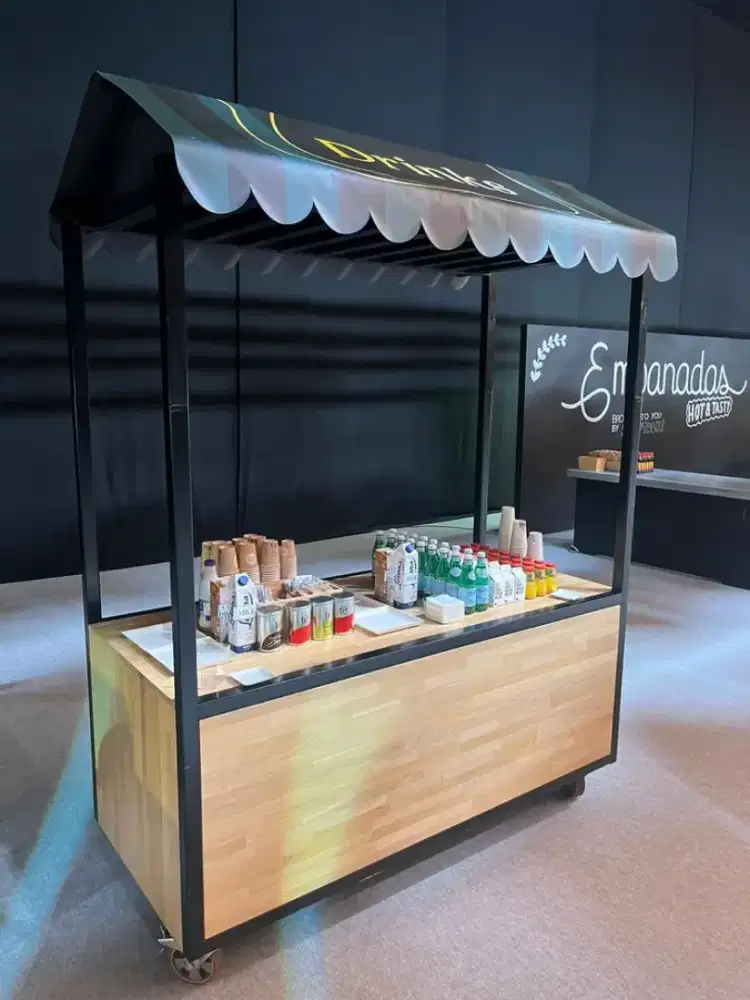 Menerima tempahan gerobak booth stand bazzar perlengkapan usaha