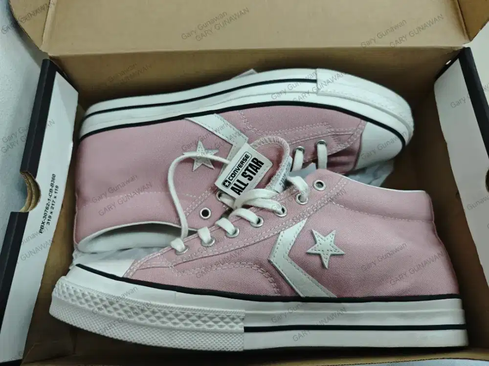 SEPATU Converse Star Player 76 Mid Static Pink Vintage Original 1000%