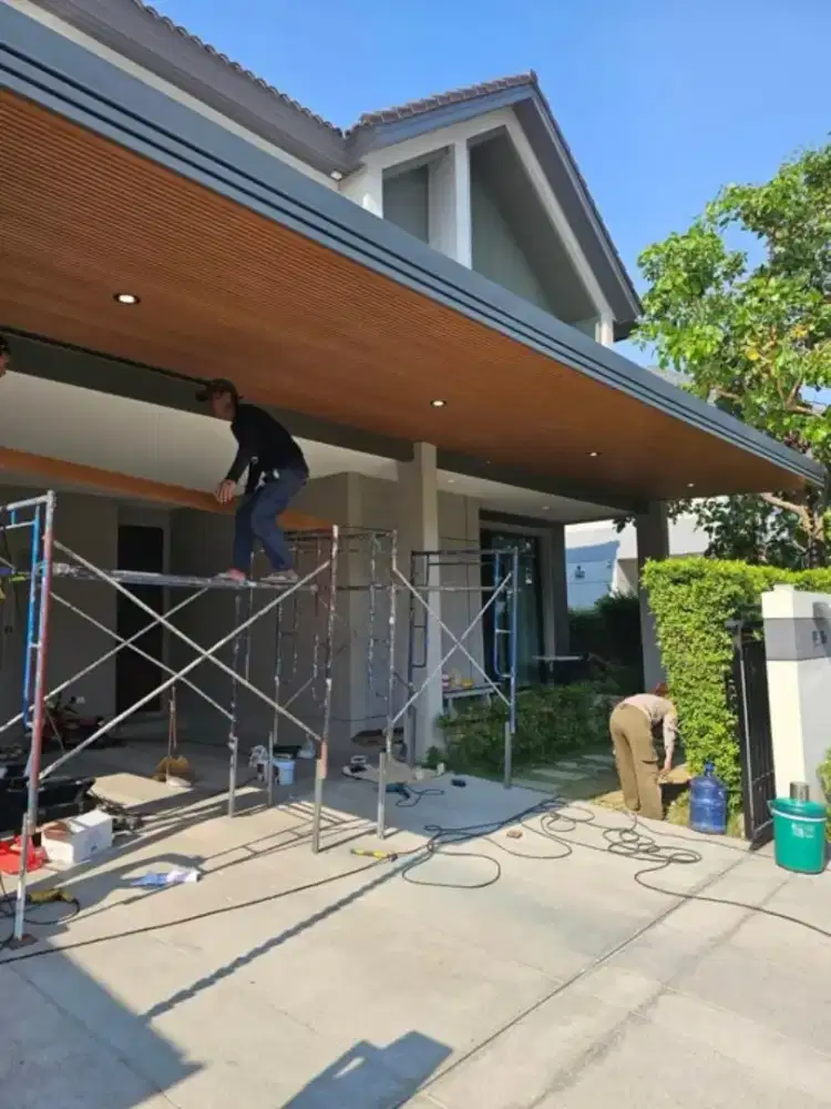 Kanopi alderon pemasangan tercepat selesai