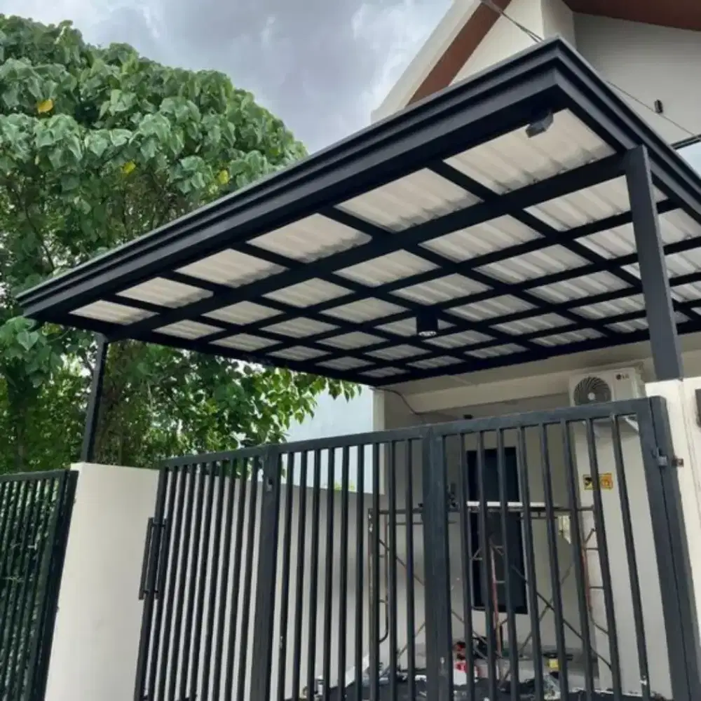 Kanopi Spandek pemasangan tercepat selesai