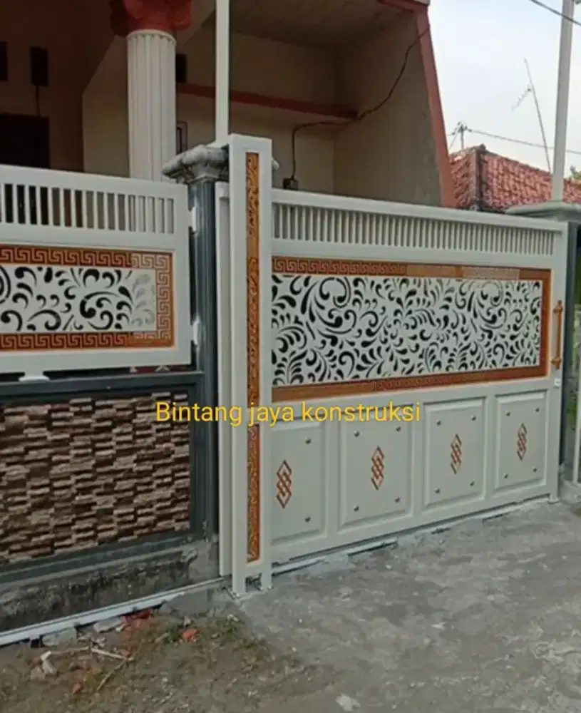 Pintu pagar laser cutting