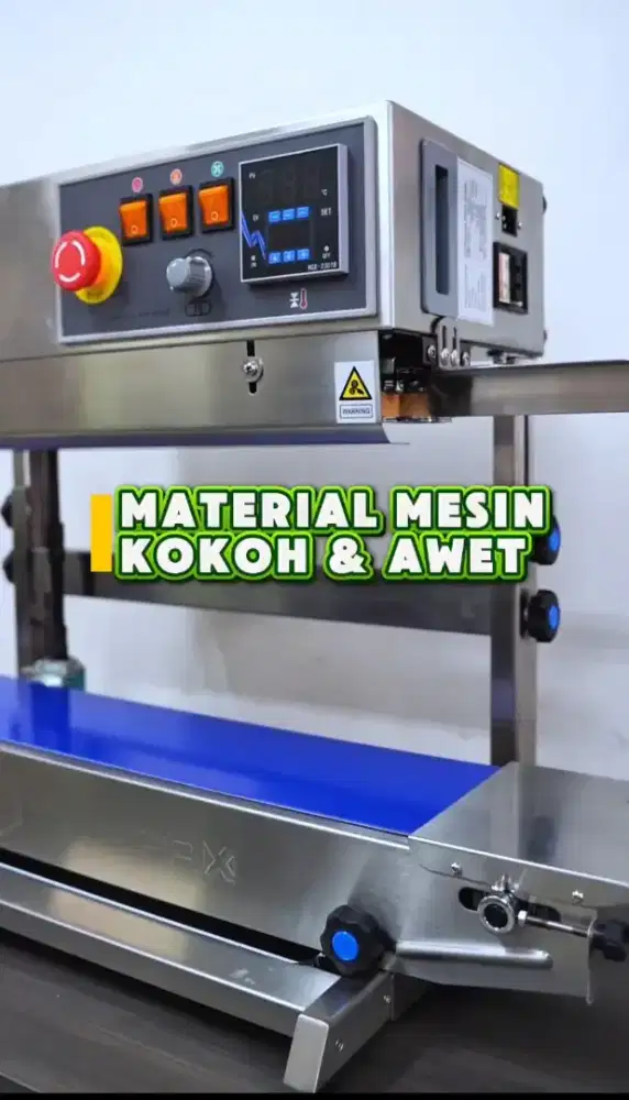 Mesin Packing Kemas Continuous Band Sealer kemasan Wirapax FRB 770 ii