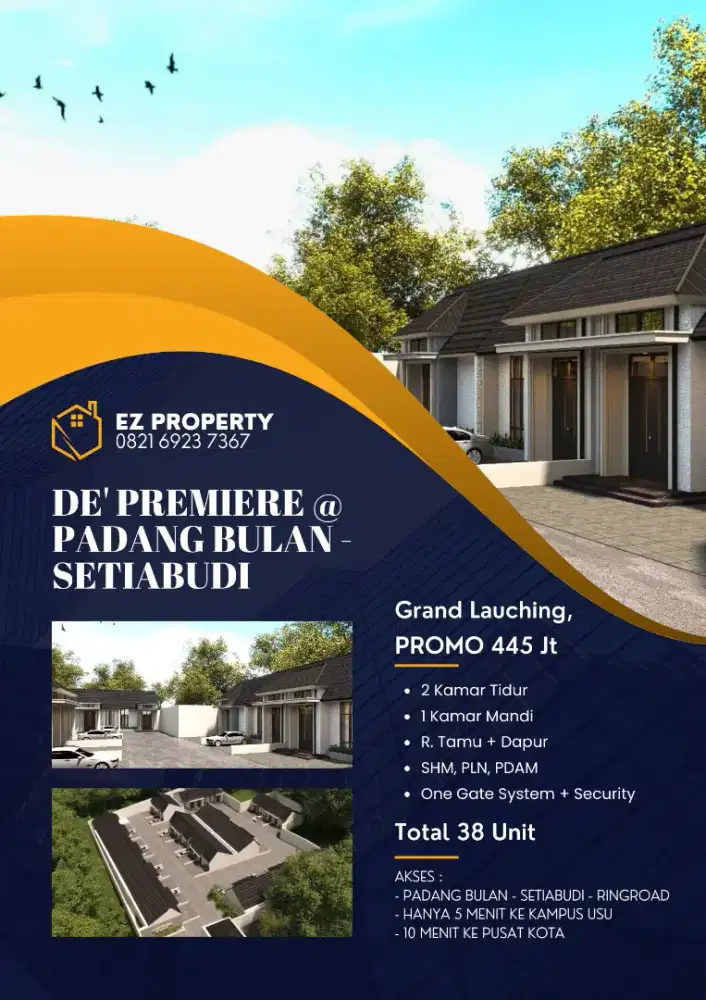 RUMAH TERMURAH HNY 10 MENIT KE USU