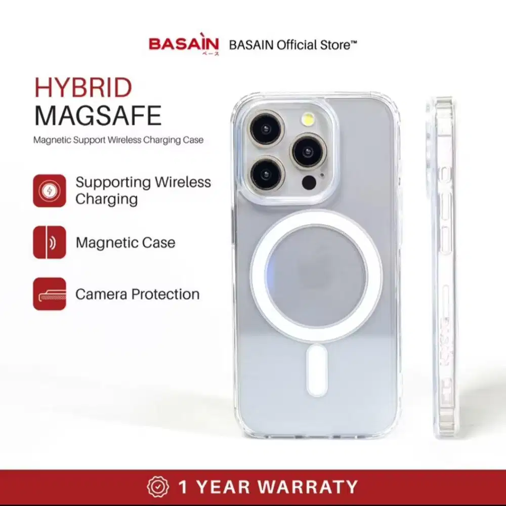basain clercase magsafe ip 13pro ori