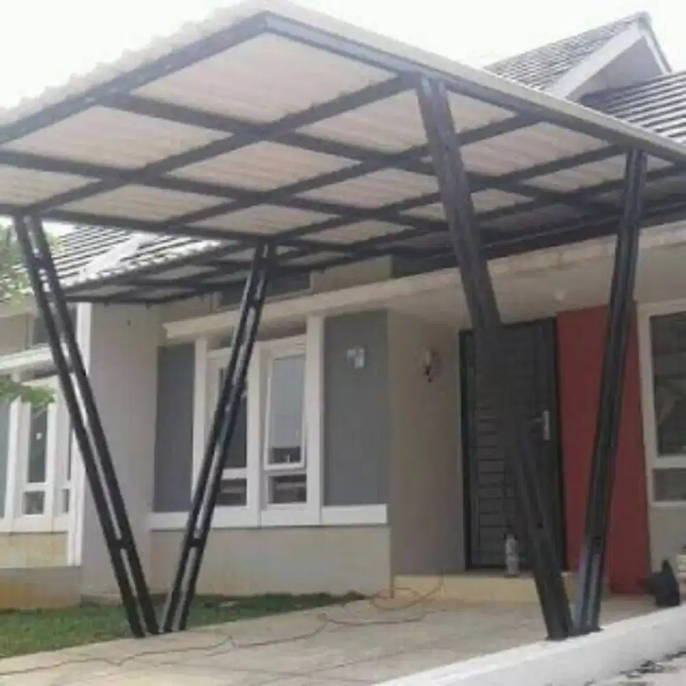 Canopy besi baja wf plavo