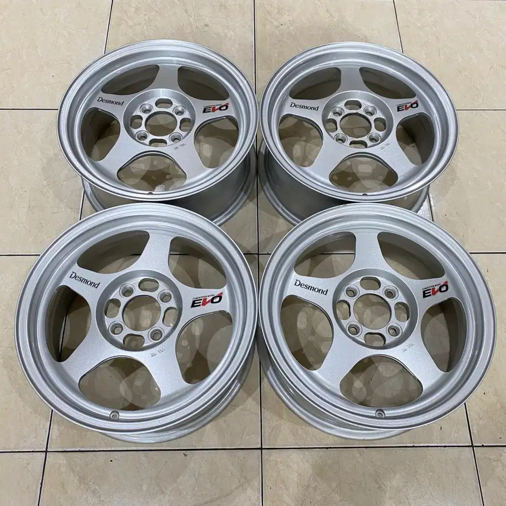 Russia Regamaster Evo Ring 15 4x100 Velg Original Ori JDM Racing R15