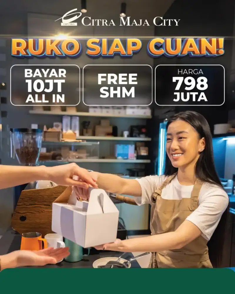 Ruko 2 lantai siap Usaha