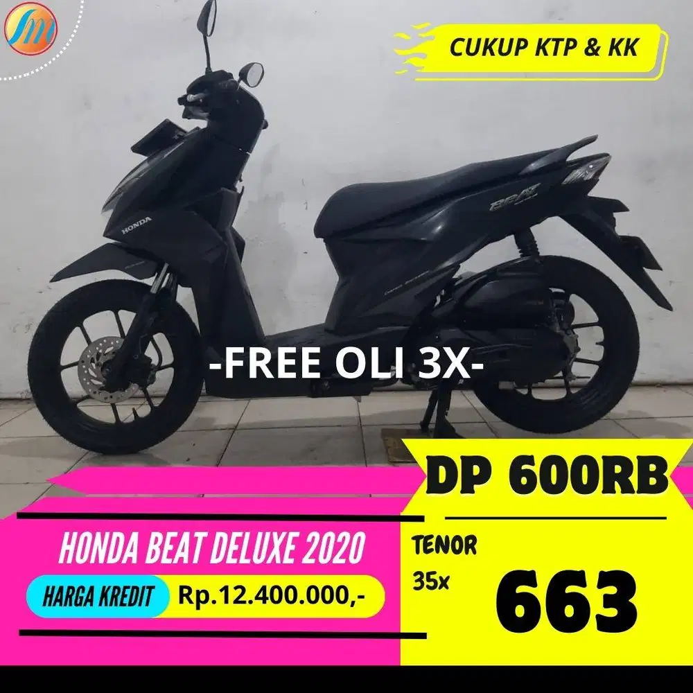 HONDA BEAT DELUXE 2020 KREDIT DP 600RIBU ANGSURAN SANGAT RINGAN