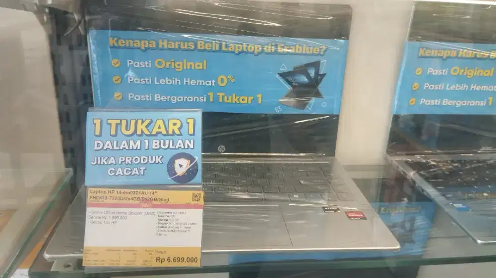 Laptop HP R3 ram 8/512