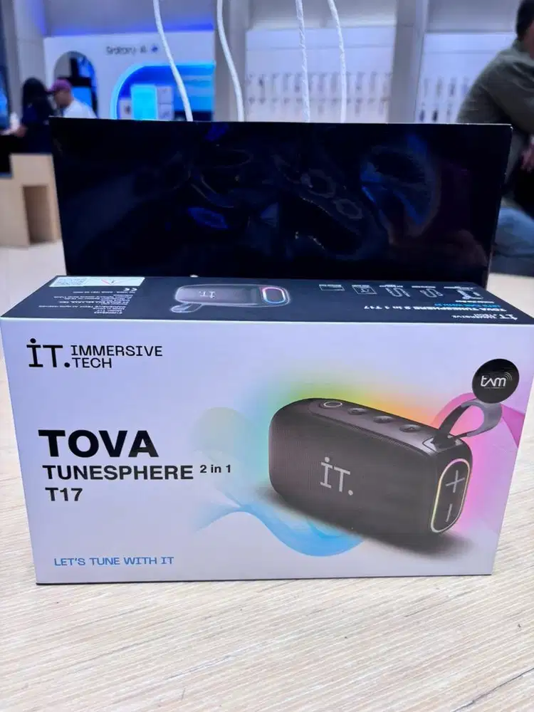 SPEAKER TOVA TUNESPHERE 2IN1 T17 PREMIUM Garansi SAMSUNG INDONESIA