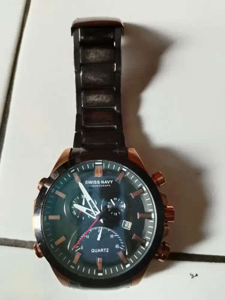 Dijual jam tangan pria swis navy sn 8339
