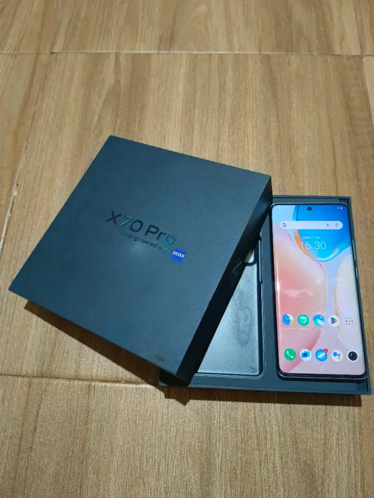 Vivo x70 pro 5G 12/256 ex resmi blue mulus fullset ori