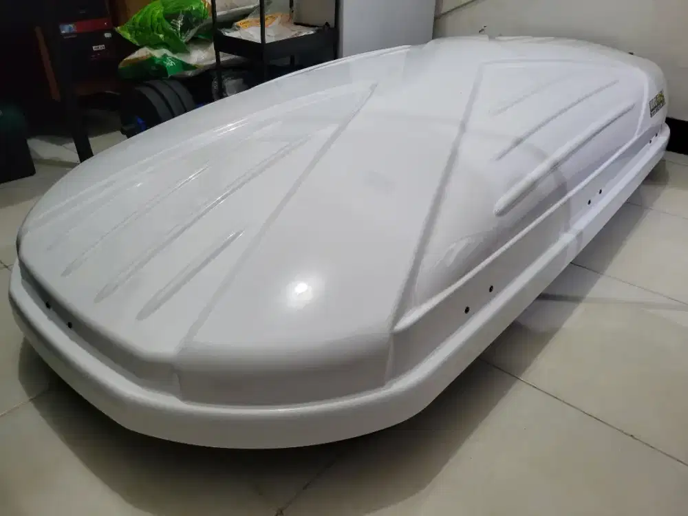 Dijual Roofbox Mobil HiroSport 650 Liter - Putih, Kondisi Mulus