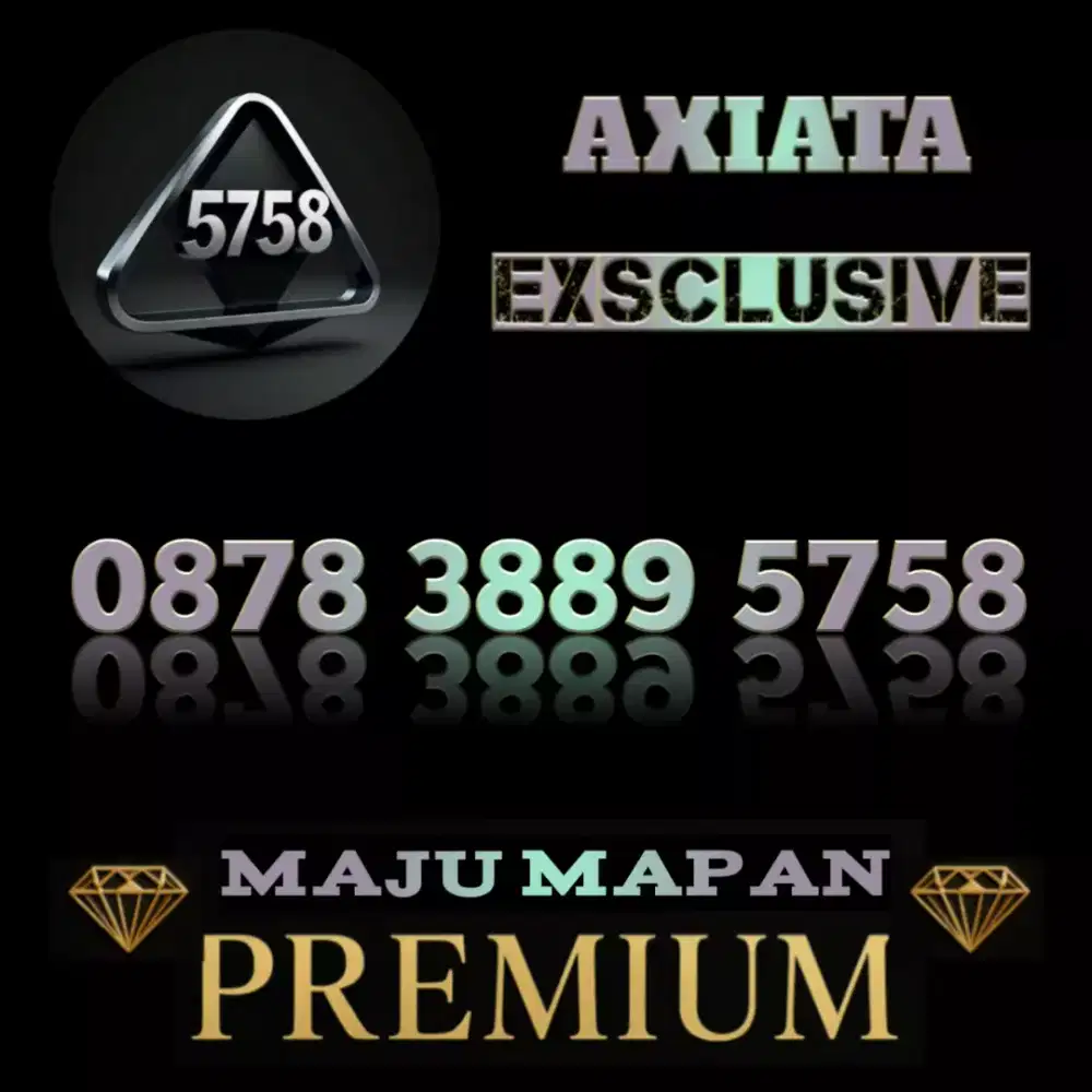 Nomor Cantik Premium XL Axiata Varian Angka Hoki Pilihan 5758