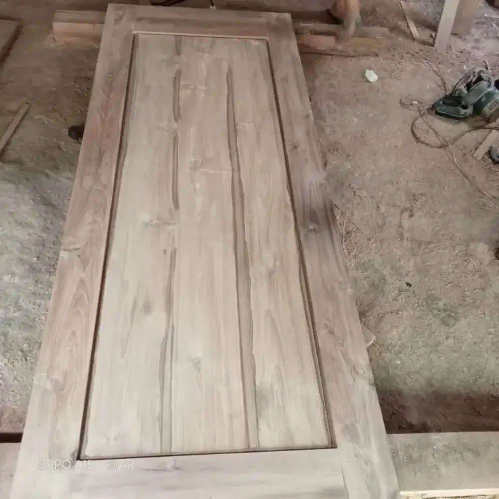 Pintu jati perhutani