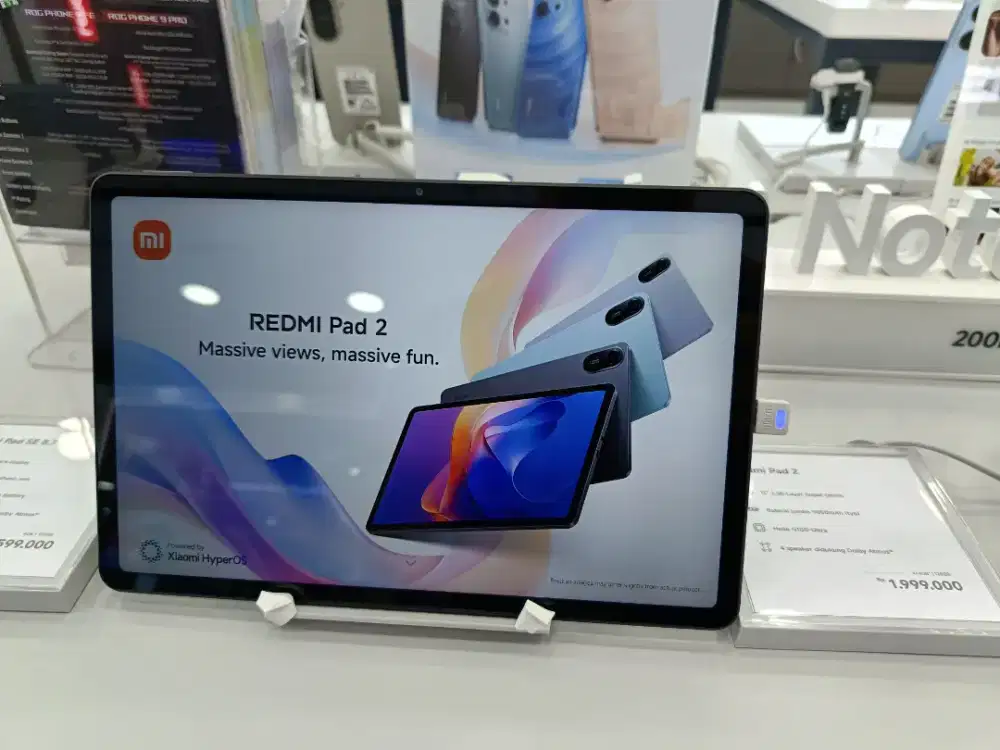Redmi PAD 2 11 inch,Helio G100ultra,batre 9000Mah,Cicilan Pakai KTP 0%
