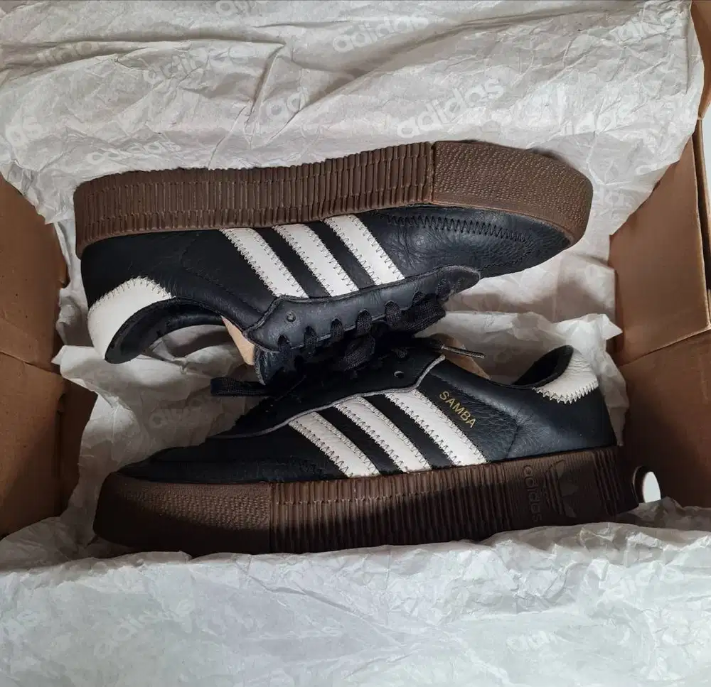 Sepatu Adidas Samba women Sambarose Original Black size 37 1/3