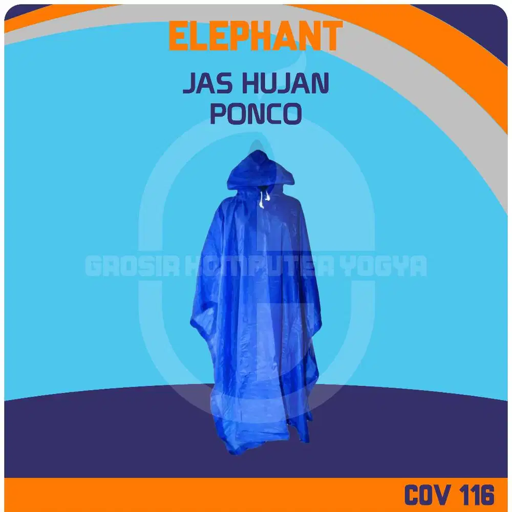 JAS HUJAN/ MANTEL PONCO ELEPHANT