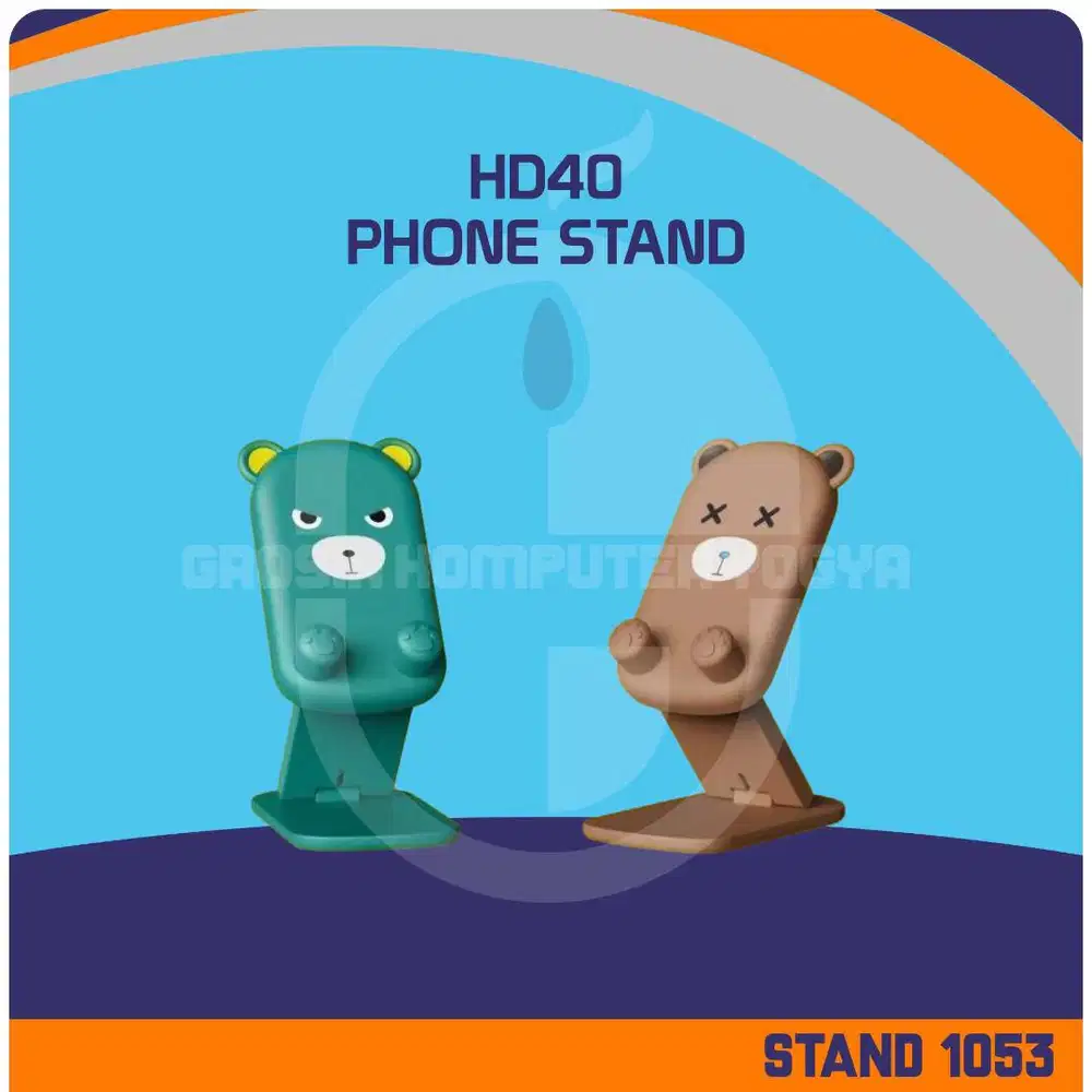 HD40 Character Design Universal Foldable Desktop Stand Phone Holder