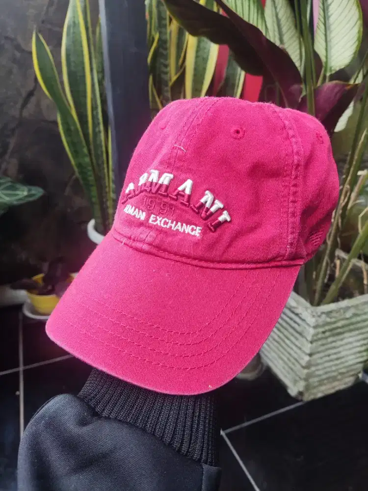 Topi Armani Jeans Original Logo Armani Bordir