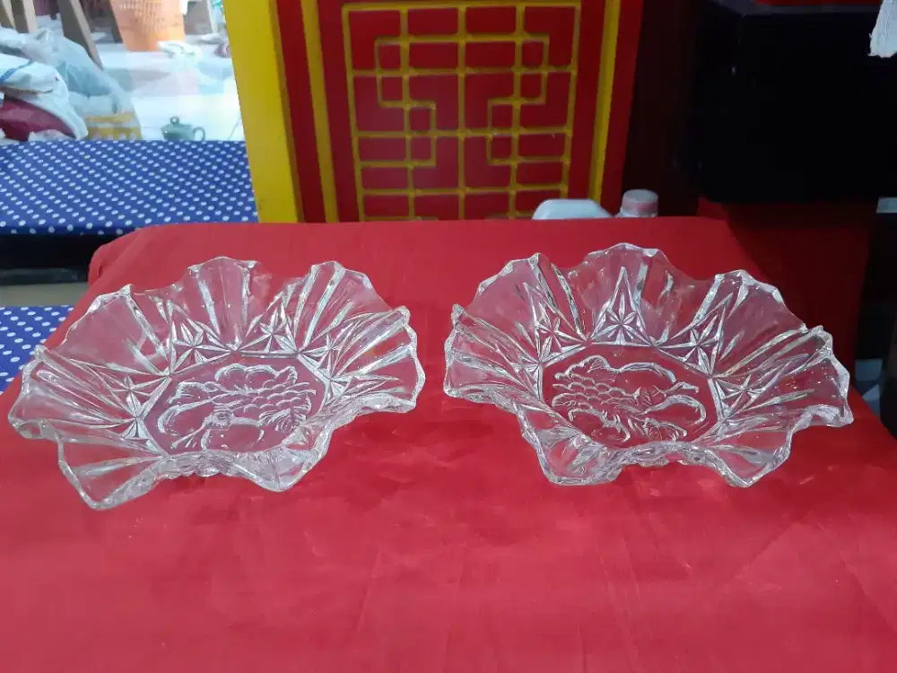 Tempat Buah Gelas Kaca China