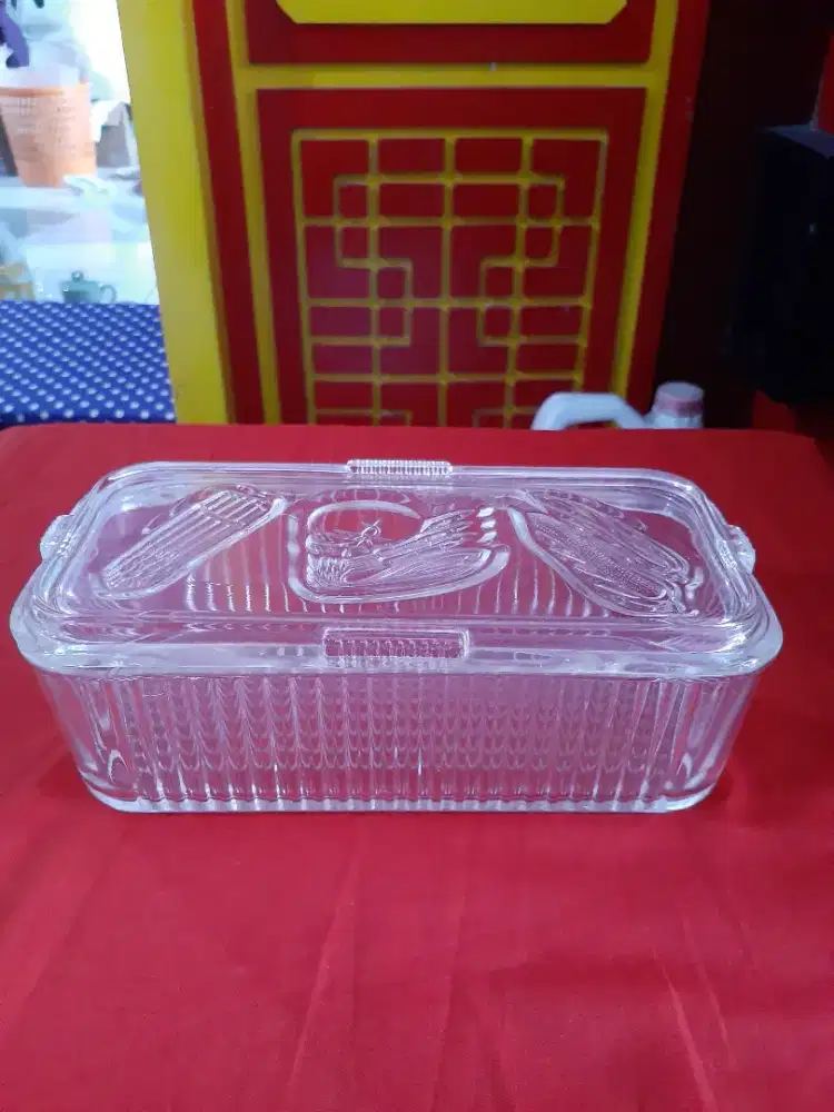 Tempat Buah Potong Kaca Gelas China