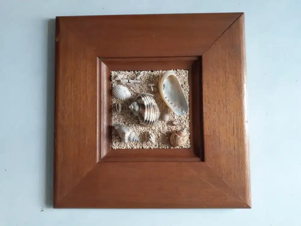 Hiasan Dinding Kerang Cantik Alami