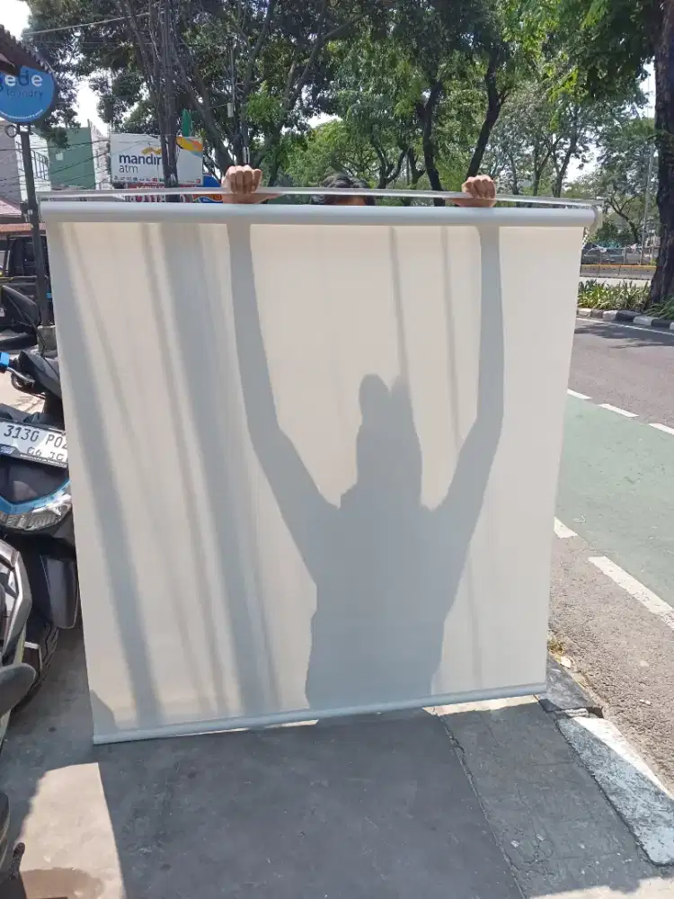 ROLLER BLIND OUTDOOR ANTI PANAS MATAHARI DAN HUJAN