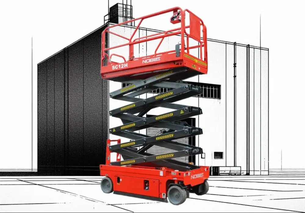 jual Scissor lift tangga hidrolik electrik harga terjangkau