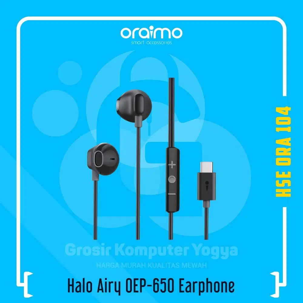 Oraimo Halo Airy OEP-650 Premium Sound Type-C Wired Earphone