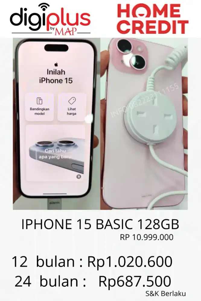 IPHONE 15 128GB PROMO KREDIT FREE DP