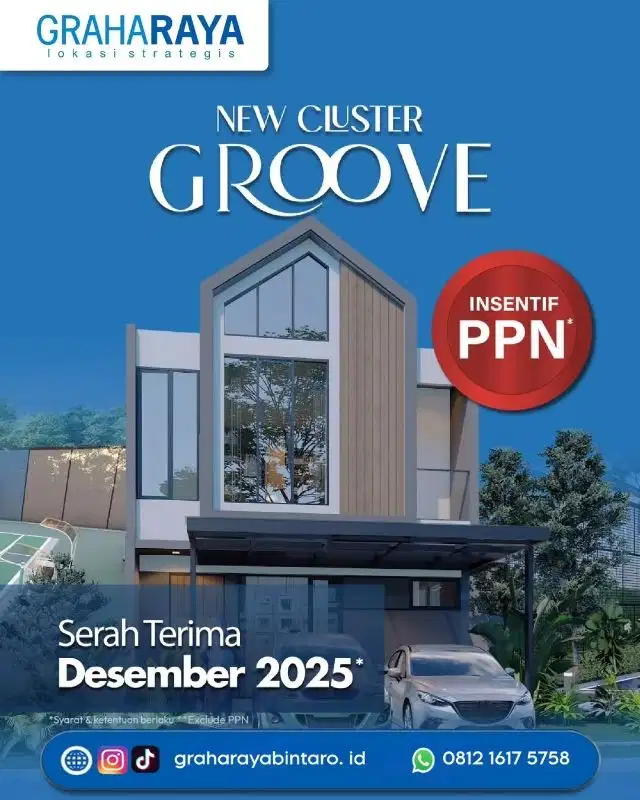 GROOVE at Distrik Fortune Graha Raya Rumah KPR DP 0%