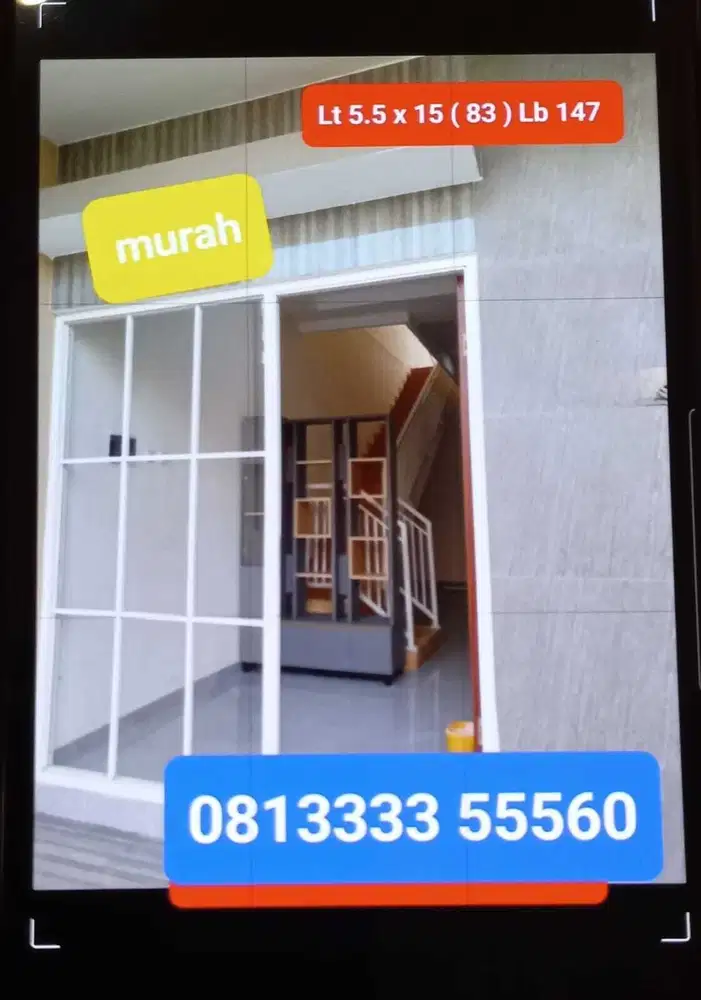 JUAL MURAH️‼️RUMAH MULYOSARI 2Lantai siap huni