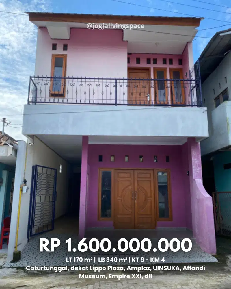 A166 - Kost Bangunan Baru di Lokasi Strategis Dekat Kampus UIN