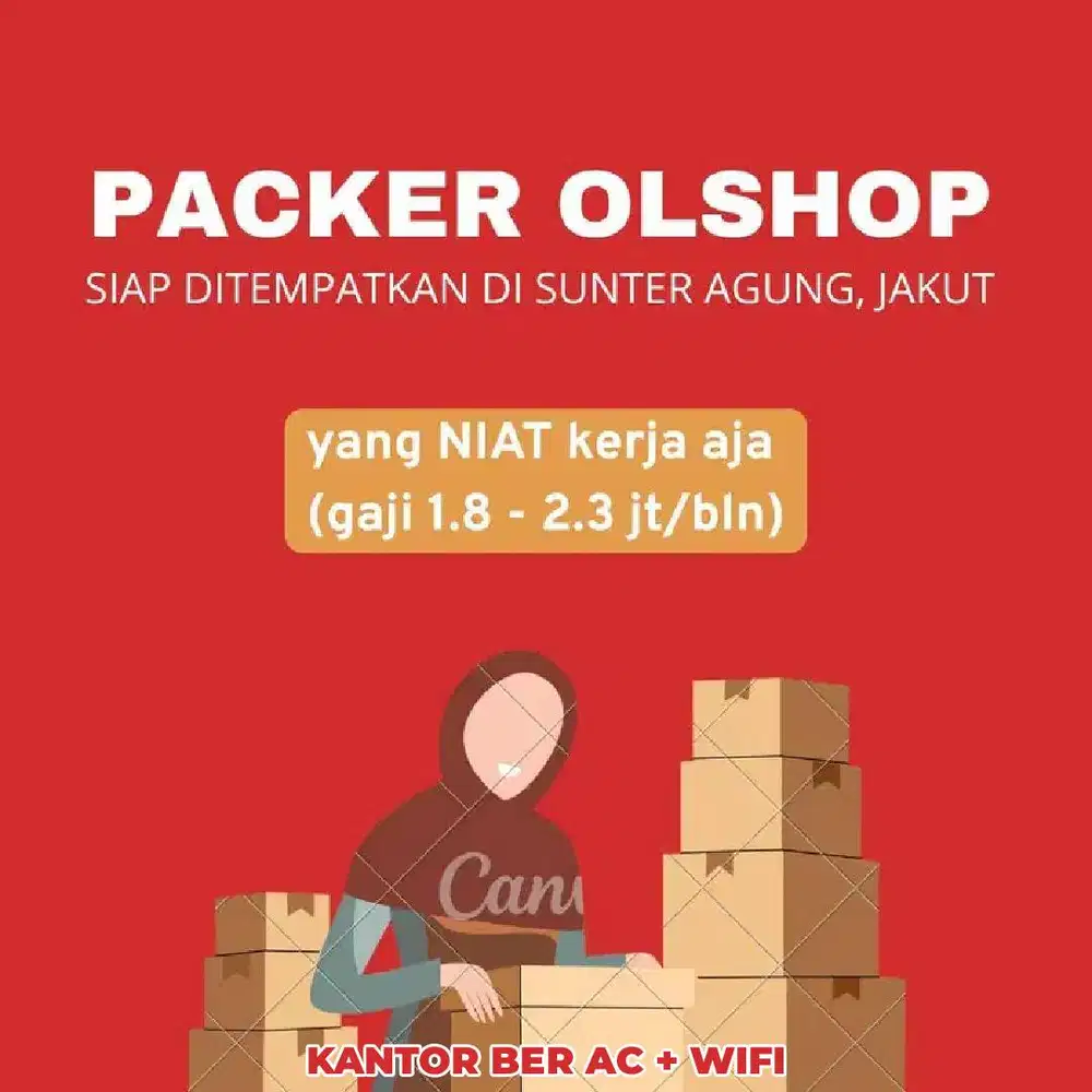PACKING PACKER OLSHOP AREA SUNTER 1.8-2.3JT