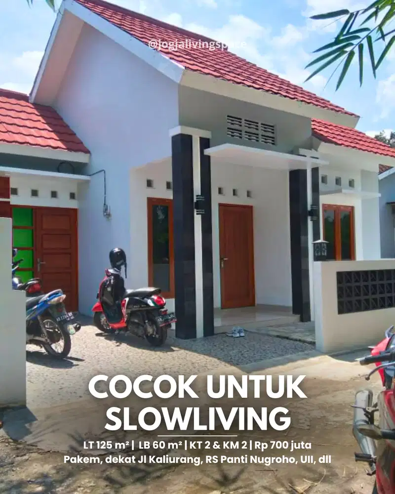 A159 - Rumah Baru dan Modern Lokasi Strategis dan Asri di Pakem