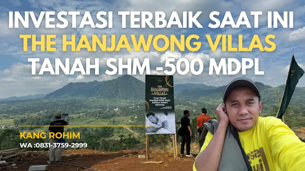 Jual Tanah kavling strategis dekat wisata puncak dua