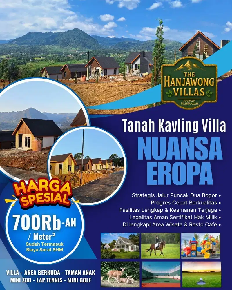 Kavling murah nuansa eropa udara dingin