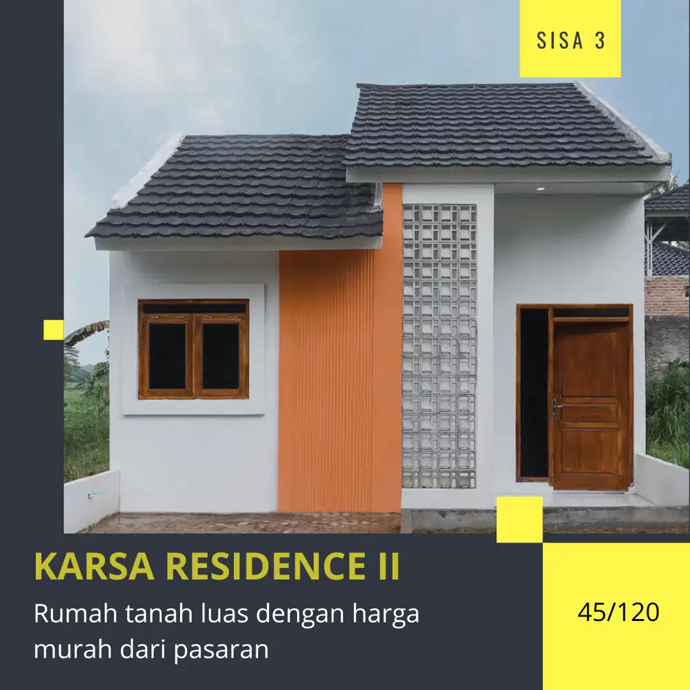 DIJUAL RUMAH HARGA MURAH DEKAT BANDAR LAMPUNG (SISA 3 LAGI BURUAN)